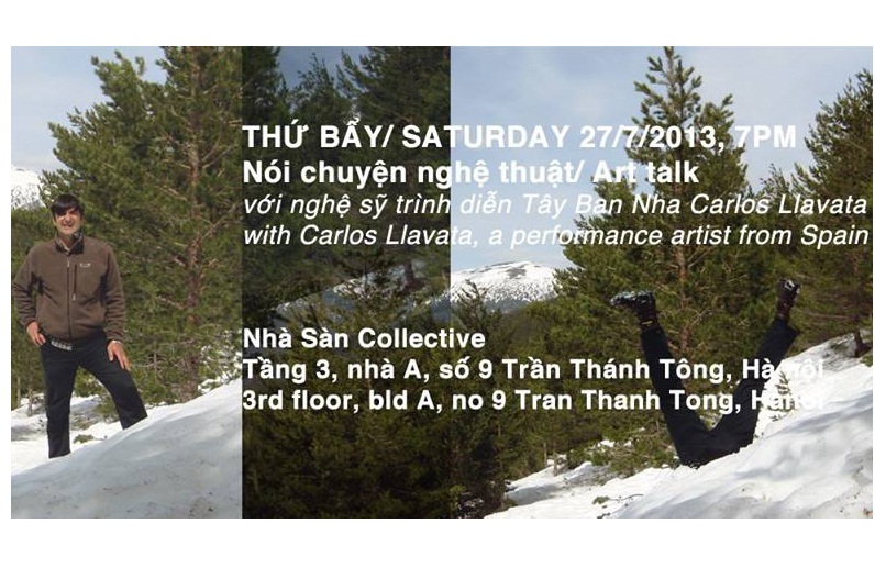 Artist talk and performance by Carlos Llavata Carlos-Llavata