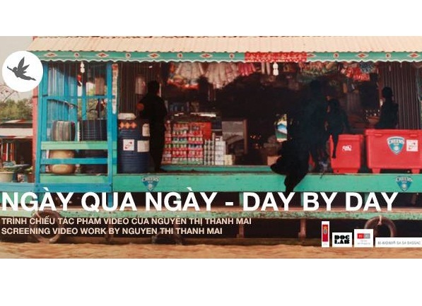 Screening video work by Nguyen Thi Thanh Mai Mai