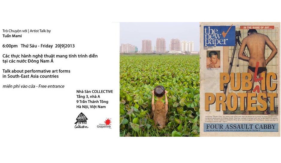 Art talk with Tuan Mami on his research on performantive art forms in South East Asia. Mami